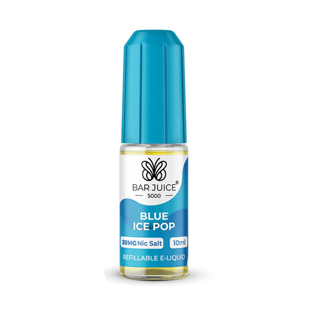 Blue Ice Pop Bar Juice 5000 10ml Nic Salt E liquid