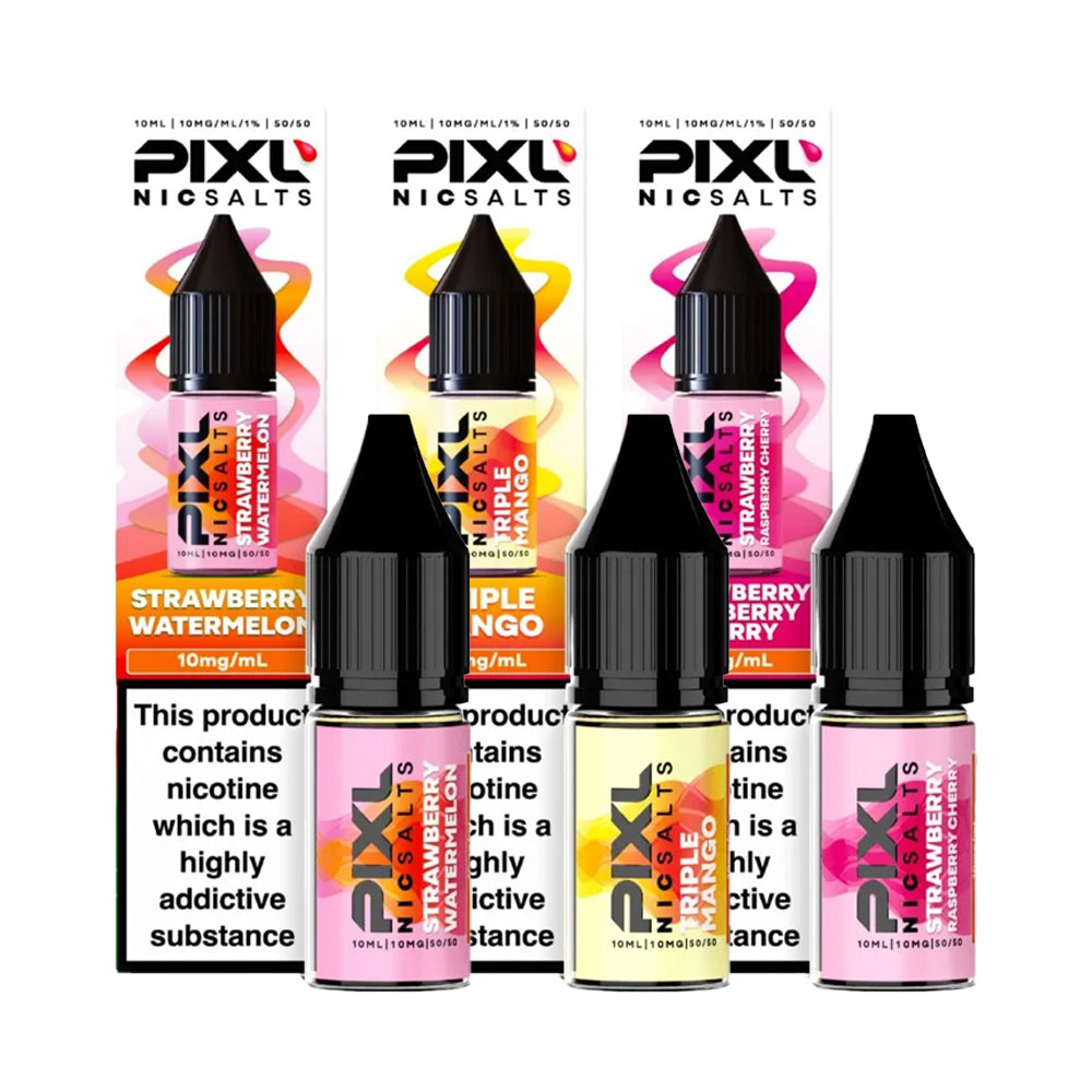 PIXL Salt 10ml Nic Salt E Liquid (Pack of 10)