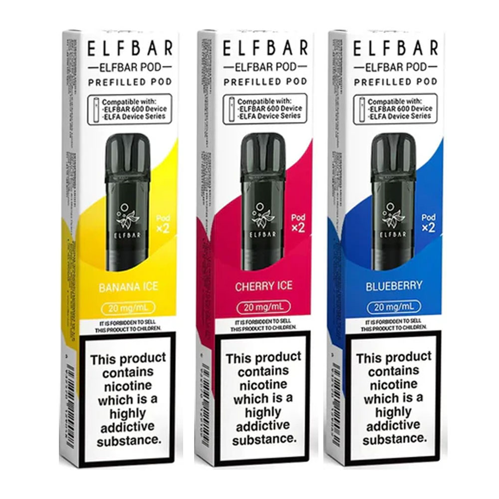 Elf Bar 600 Prefilled Pods (Pack of 10)