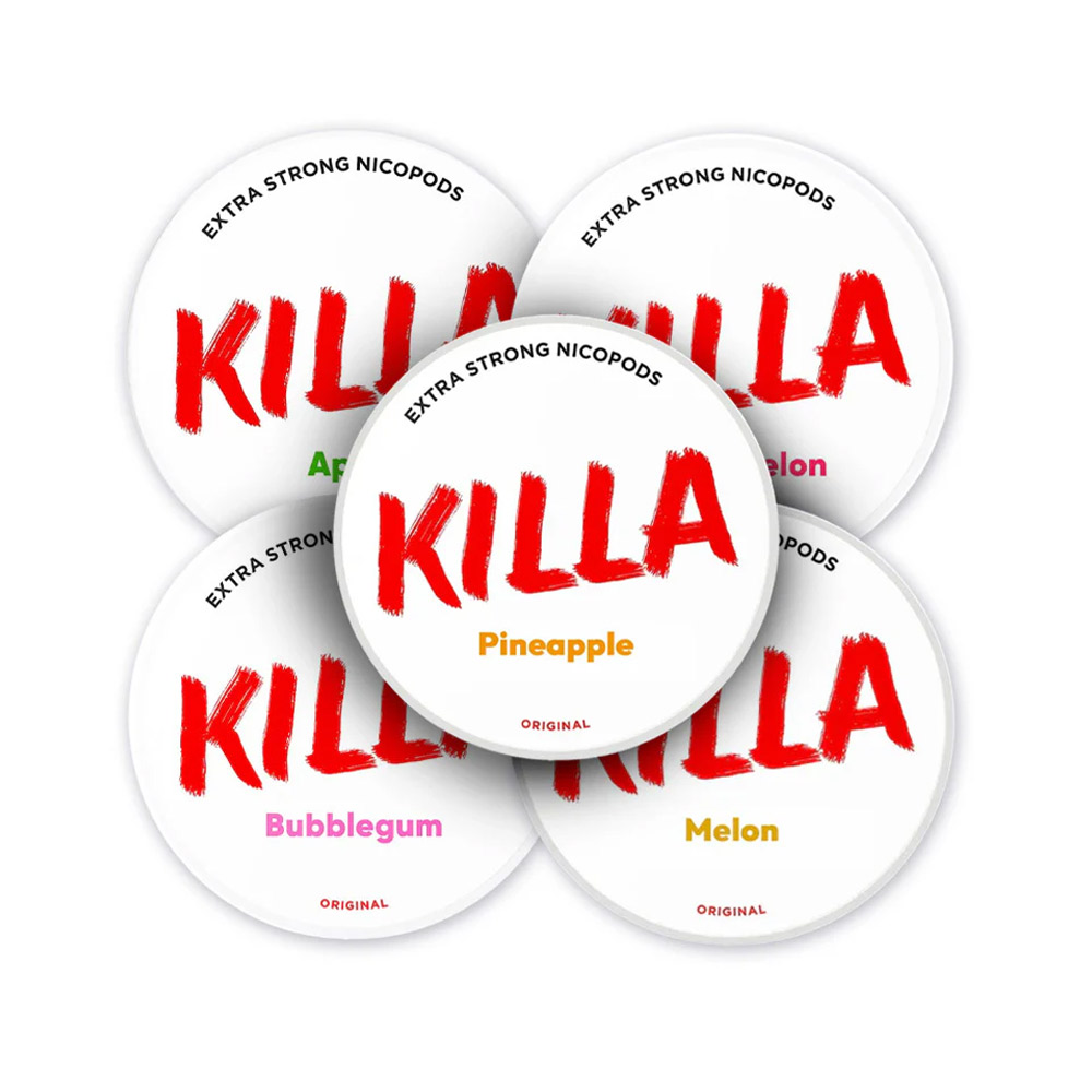 Killa Nicotine Pouches (Pack of 10) - 16.5MG