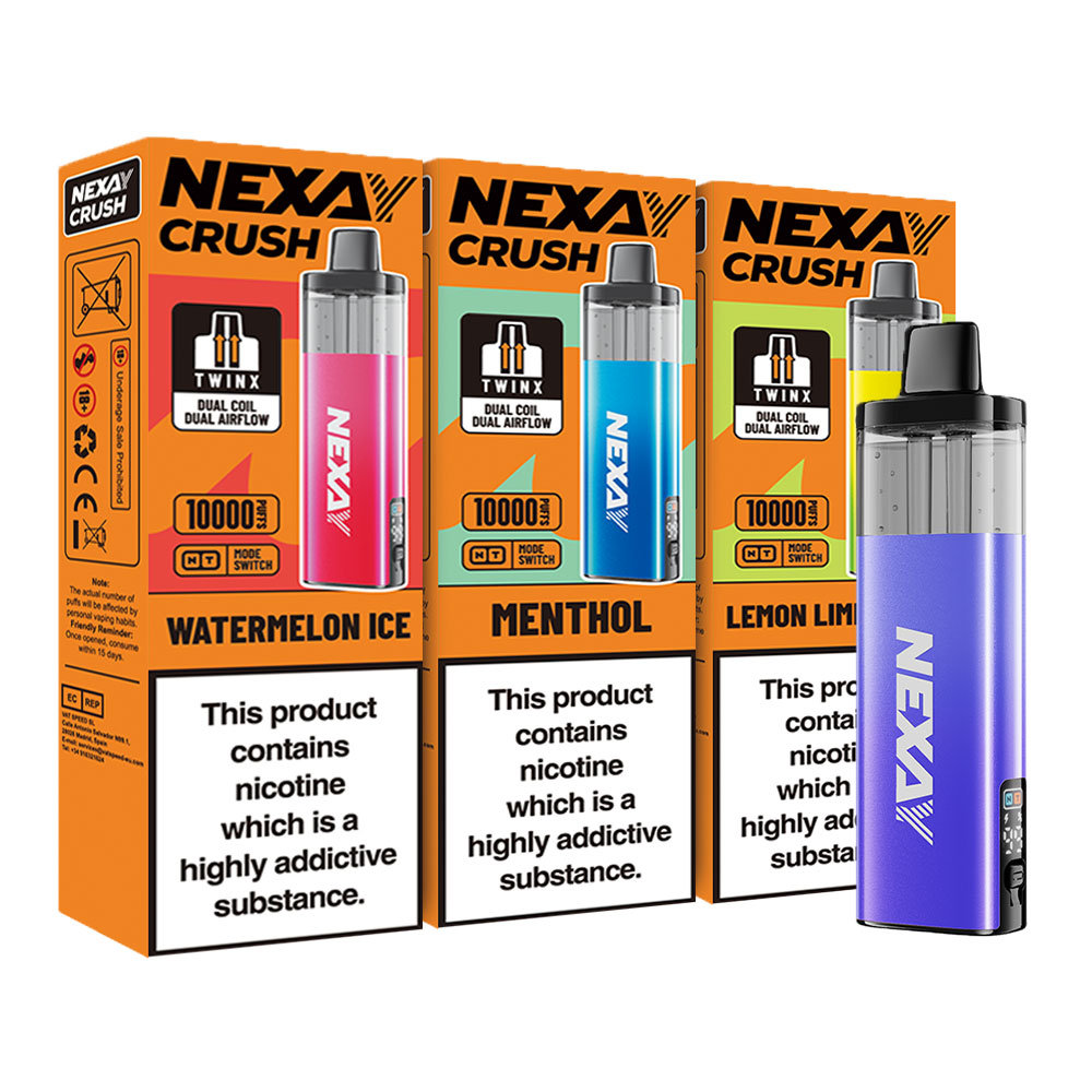 Nexay Crush 10K Prefilled Pod Kit (Pack of 5)