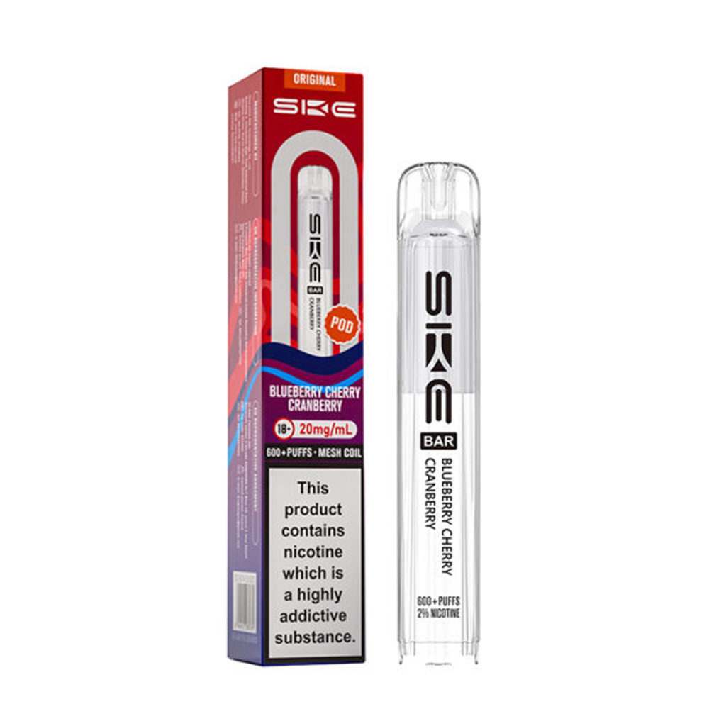 SKE Crystal Original 600 Prefilled Pods (Pack of 10)