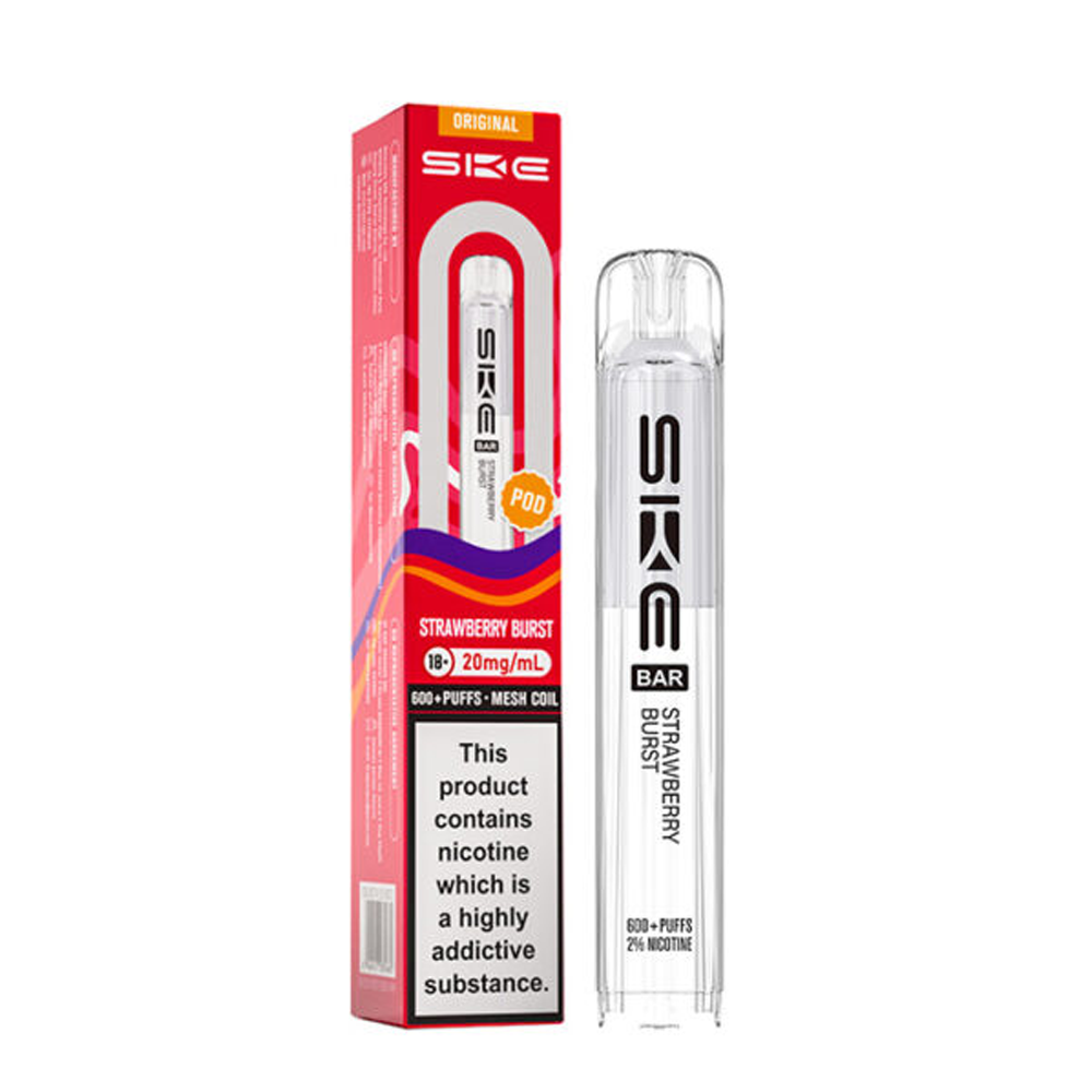 SKE Crystal Original 600 Prefilled Pods (Pack of 10)