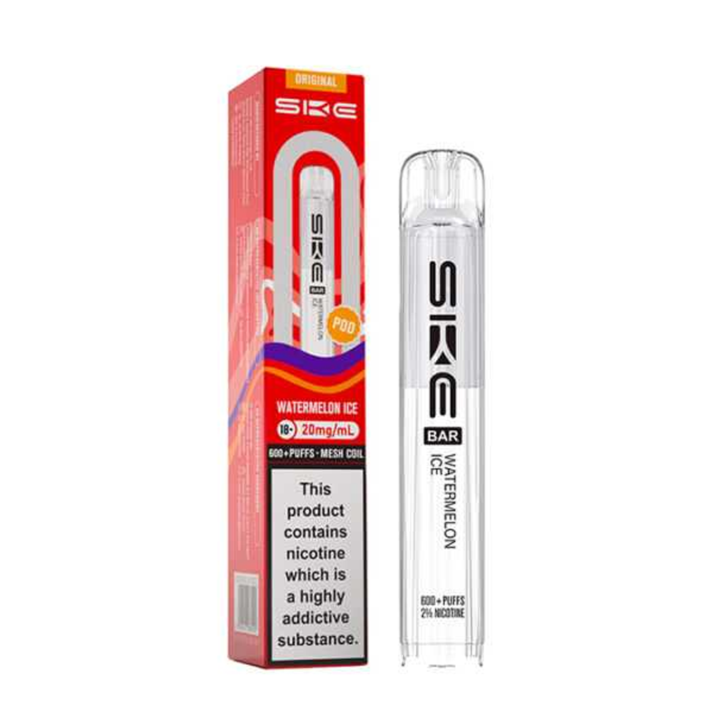 SKE Crystal Original 600 Prefilled Pods (Pack of 10)