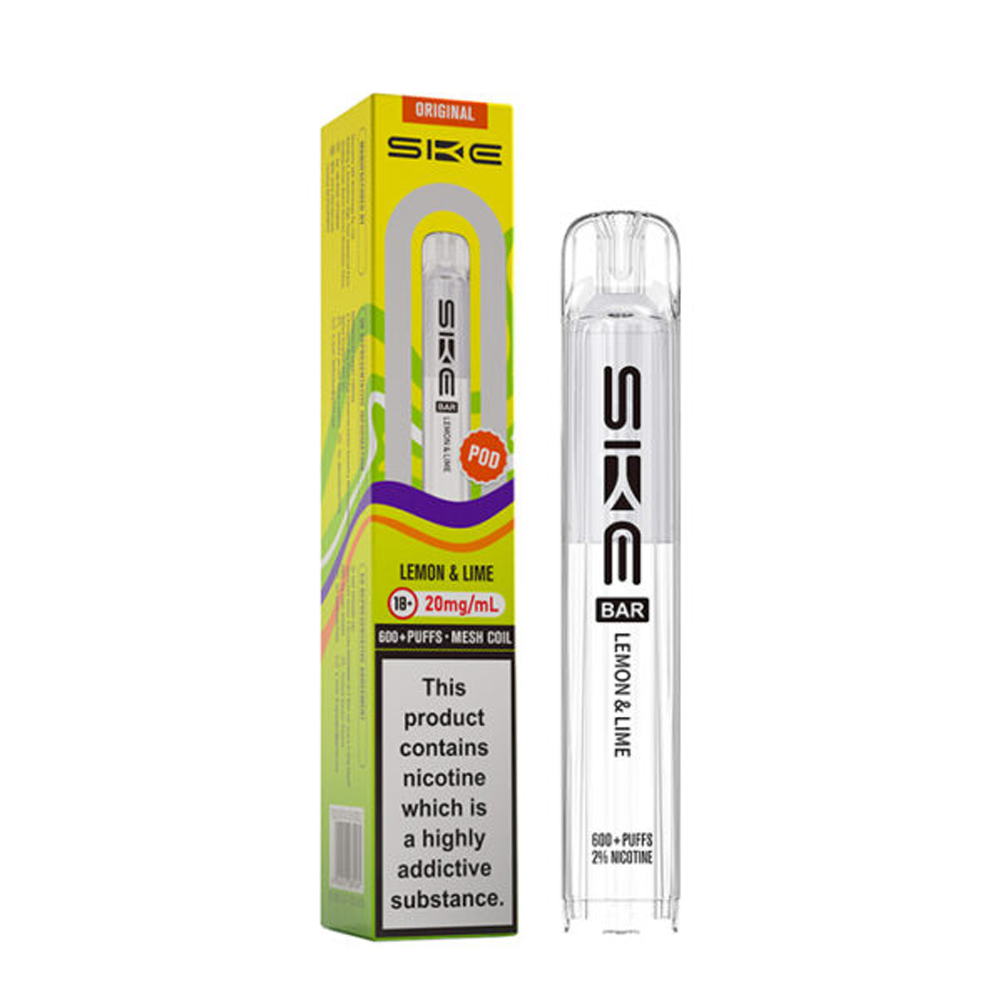SKE Crystal Original 600 Prefilled Pods (Pack of 10)
