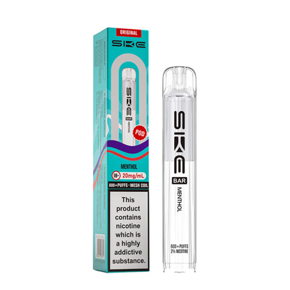 SKE Crystal Original 600 Prefilled Pods (Pack of 10)