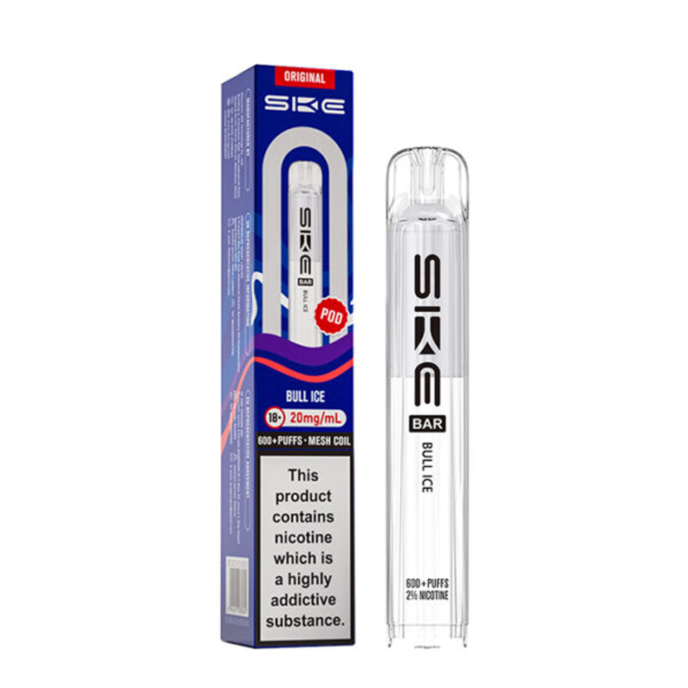 SKE Crystal Original 600 Prefilled Pods (Pack of 10)