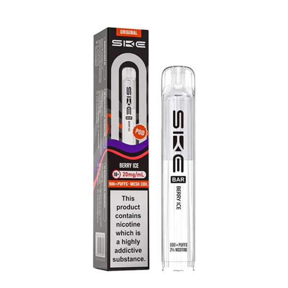 SKE Crystal Original 600 Prefilled Pods (Pack of 10)