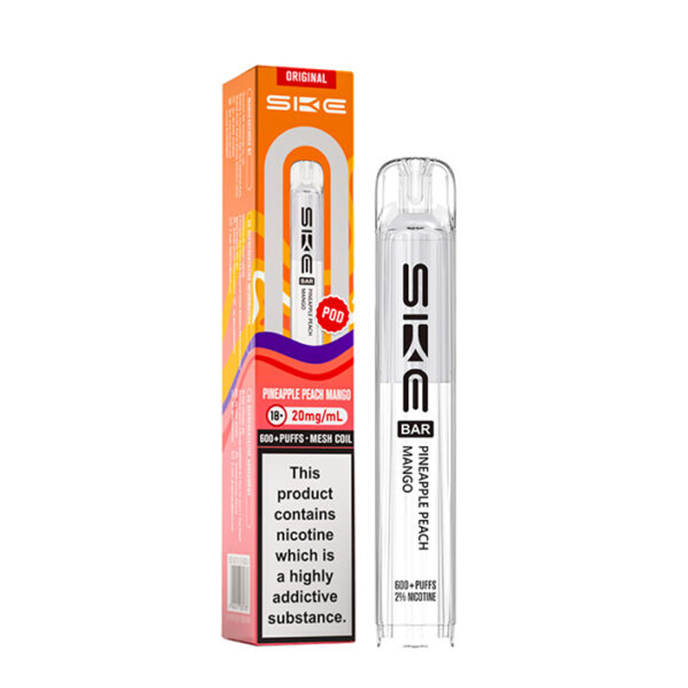 SKE Crystal Original 600 Prefilled Pods (Pack of 10)