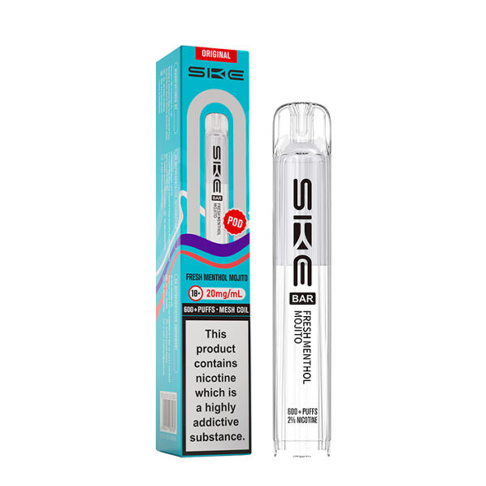 SKE Crystal Original 600 Prefilled Pods (Pack of 10)