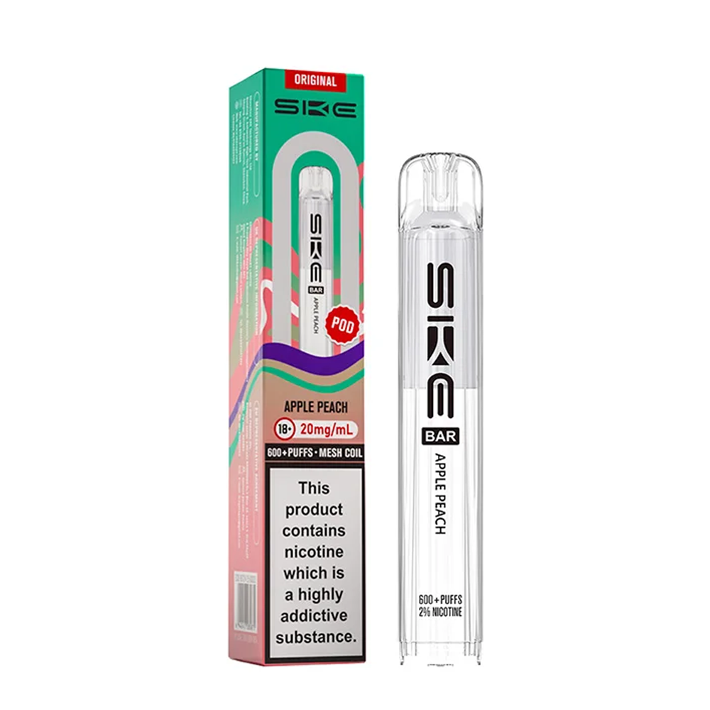 SKE Crystal Original 600 Prefilled Pods (Pack of 10)