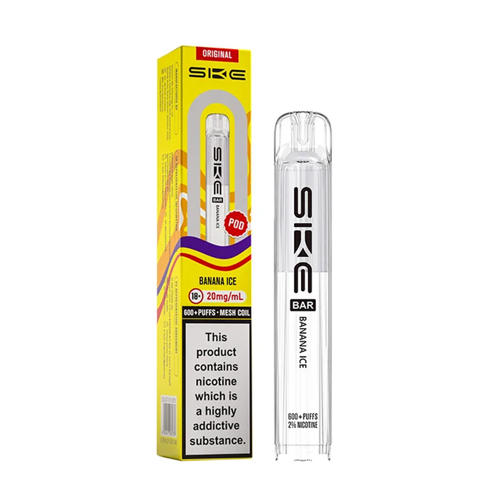 SKE Crystal Original 600 Prefilled Pods (Pack of 10)