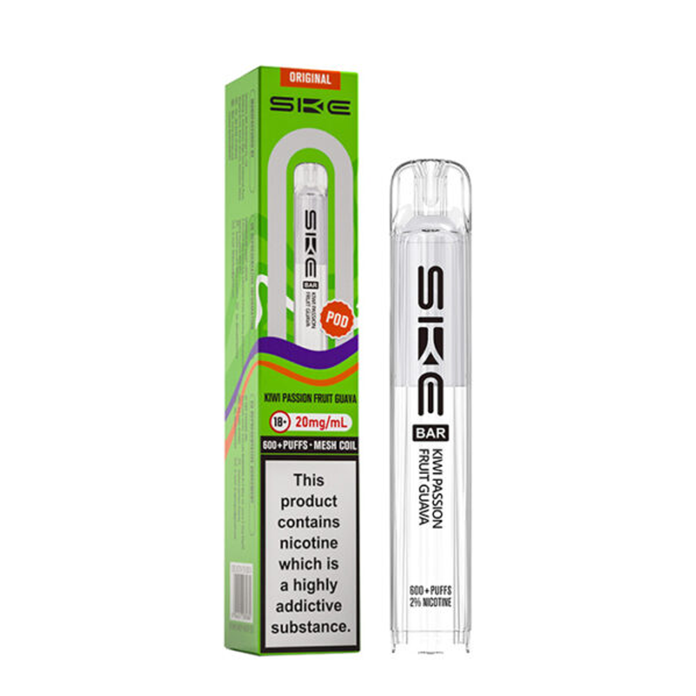 SKE Crystal Original 600 Prefilled Pods (Pack of 10)
