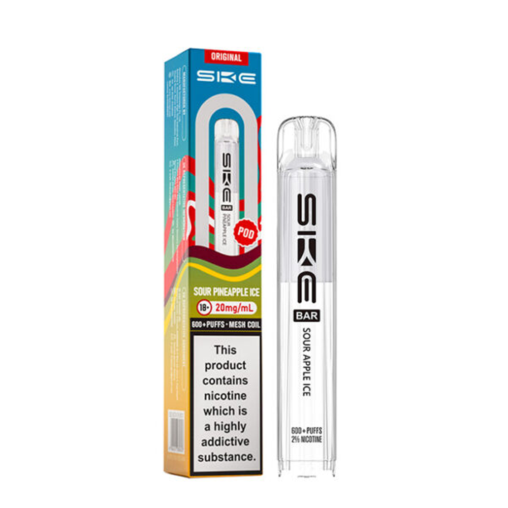 SKE Crystal Original 600 Prefilled Pods (Pack of 10)
