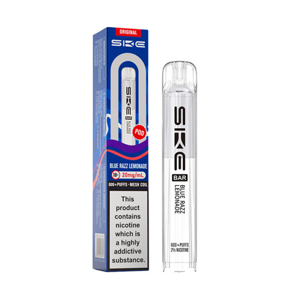 SKE Crystal Original 600 Prefilled Pods (Pack of 10)