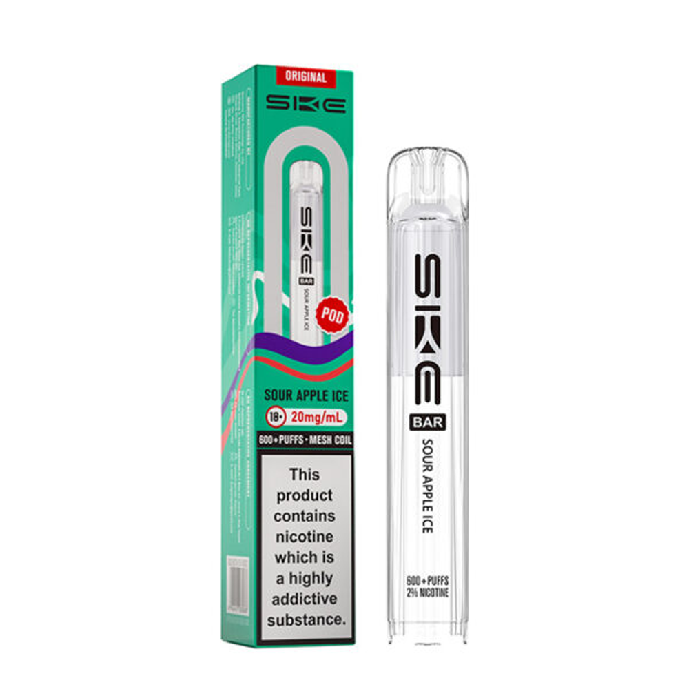 SKE Crystal Original 600 Prefilled Pods (Pack of 10)