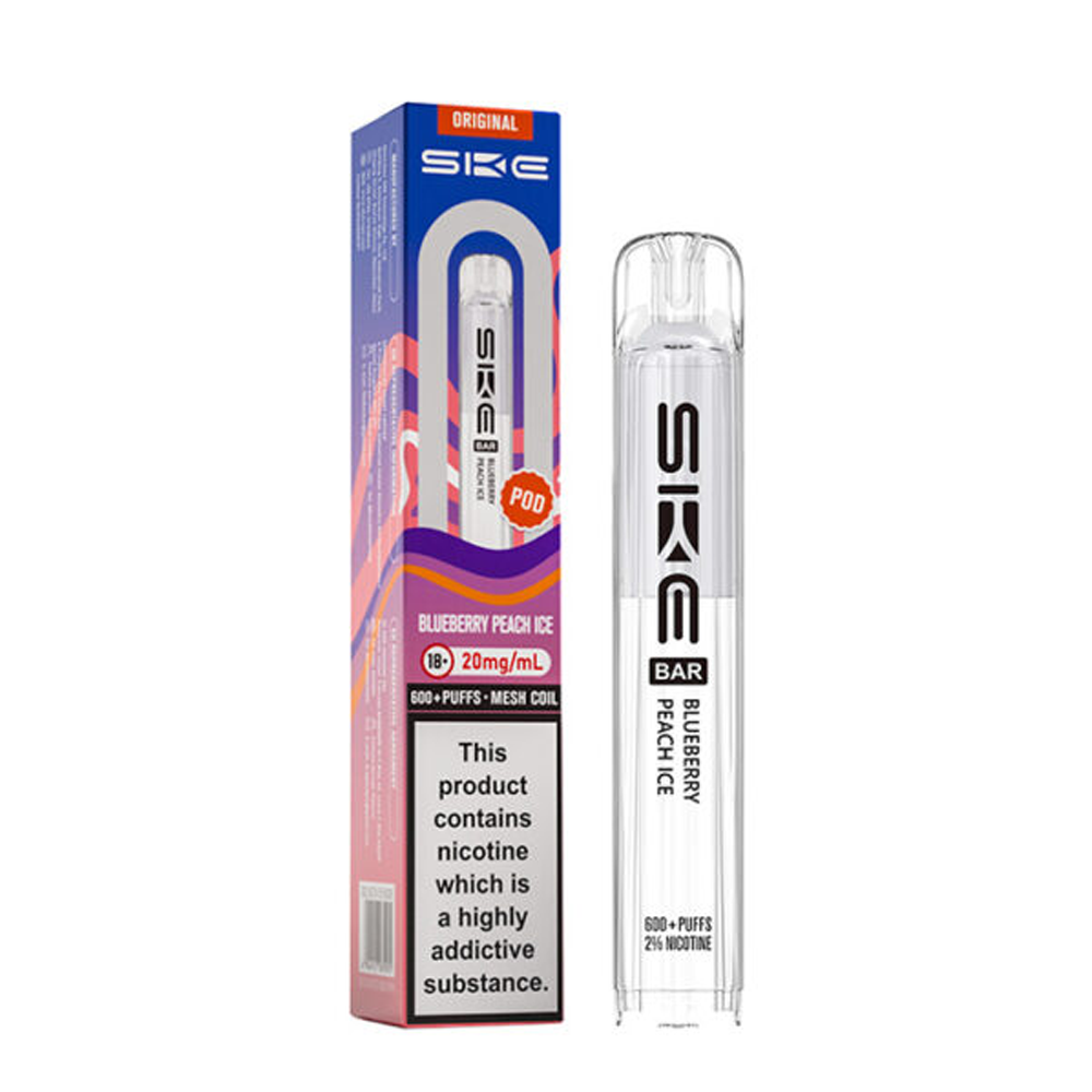 SKE Crystal Original 600 Prefilled Pods (Pack of 10)
