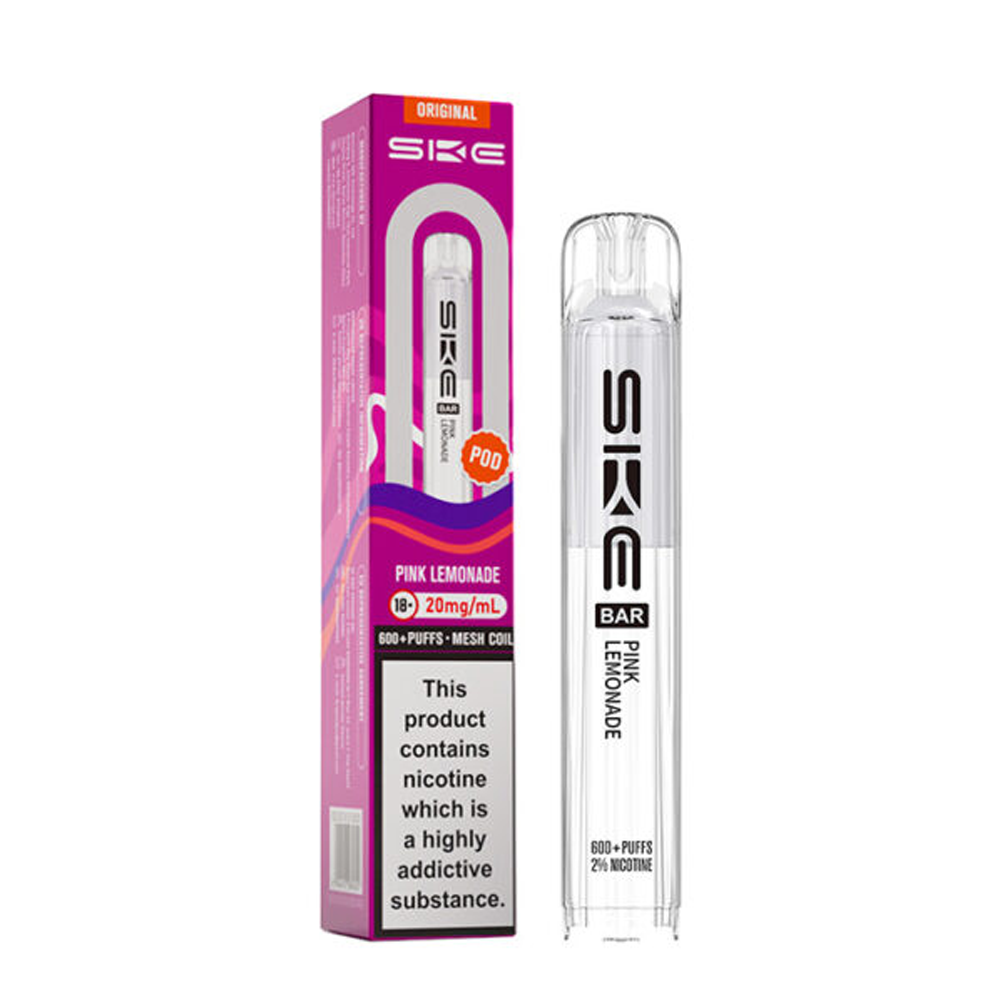 SKE Crystal Original 600 Prefilled Pods (Pack of 10)