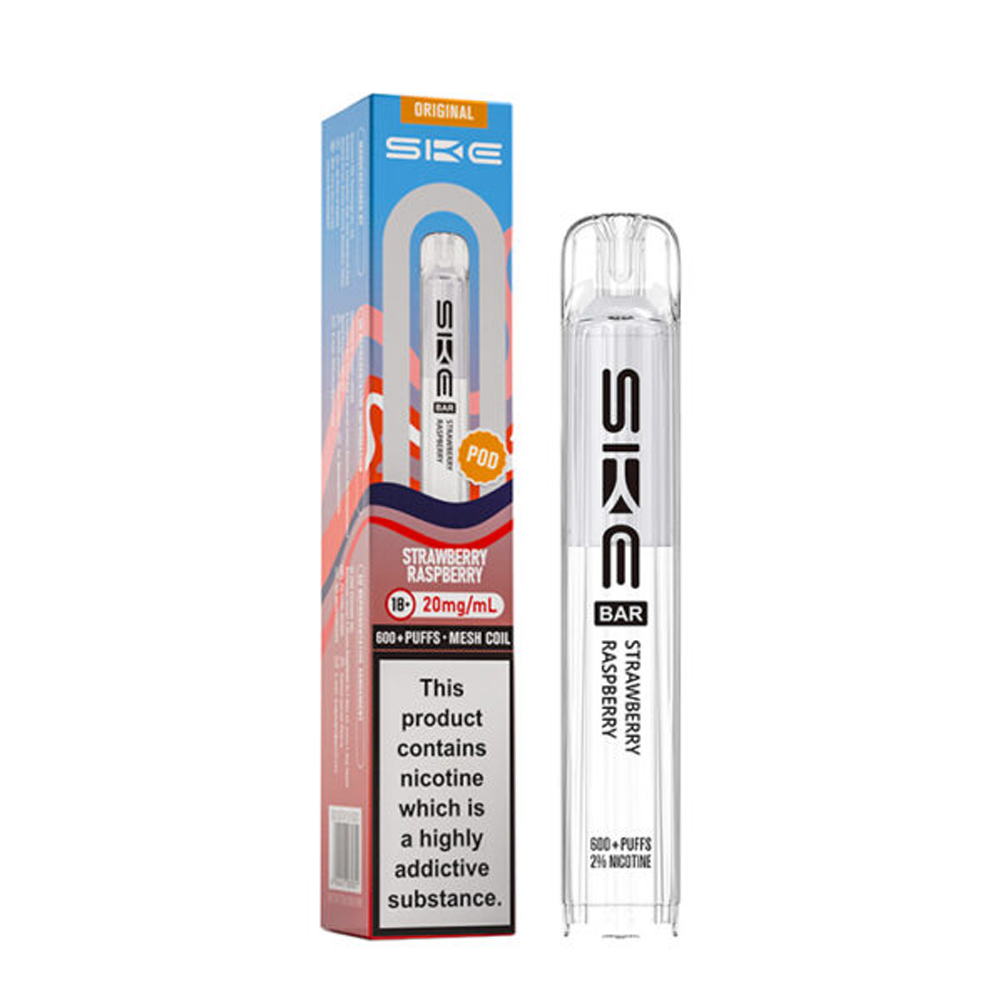 SKE Crystal Original 600 Prefilled Pods (Pack of 10)
