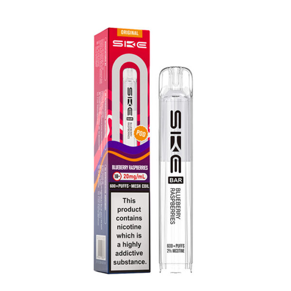 SKE Crystal Original 600 Prefilled Pods (Pack of 10)