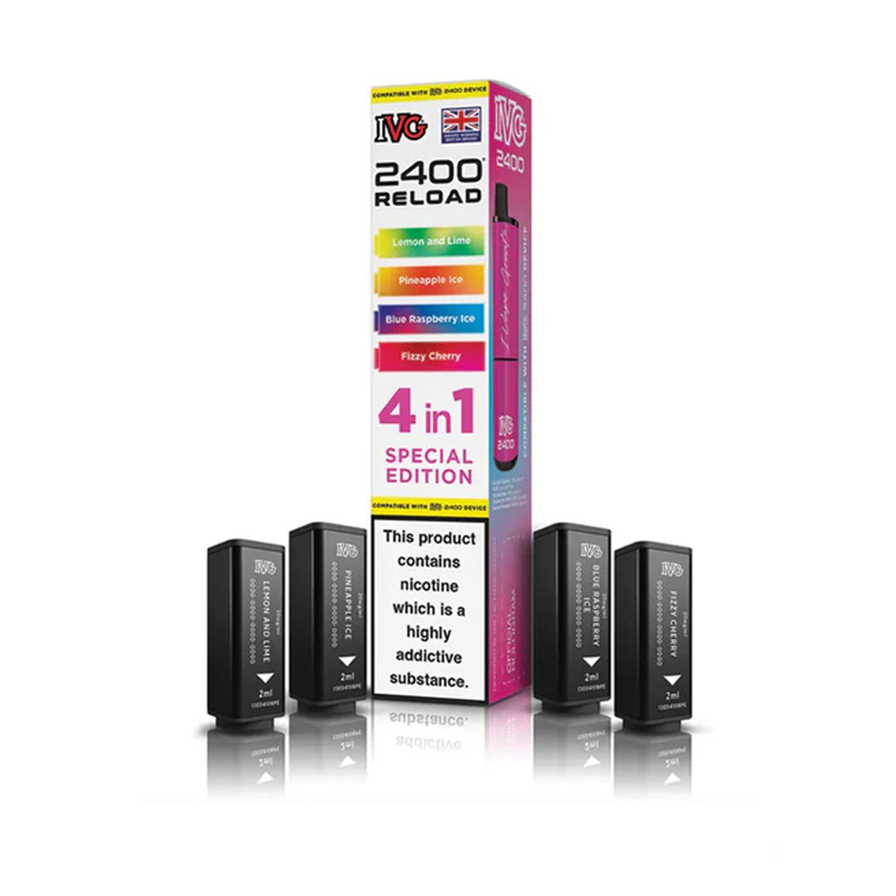 IVG 2400 Reload 4 in 1 Prefilled Pods