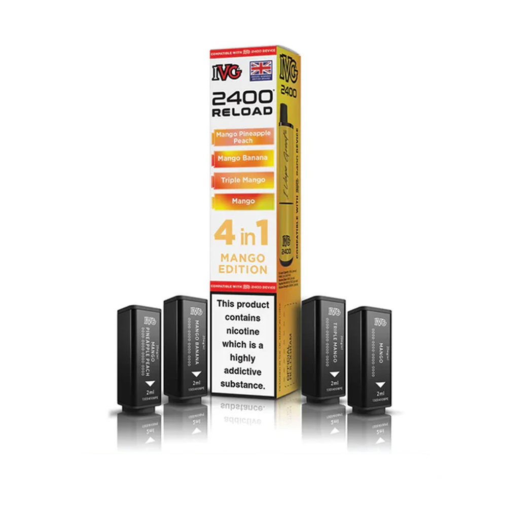 IVG 2400 Reload 4 in 1 Prefilled Pods