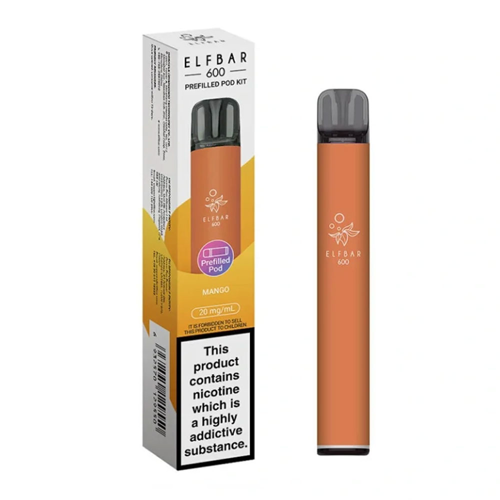 Elf Bar 600 Prefilled Pod Kit (Pack of 10)