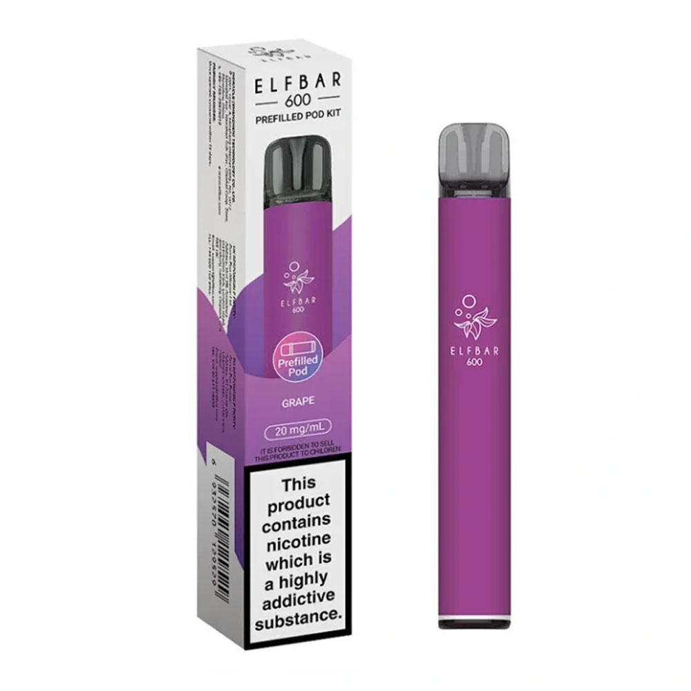 Elf Bar 600 Prefilled Pod Kit (Pack of 10)