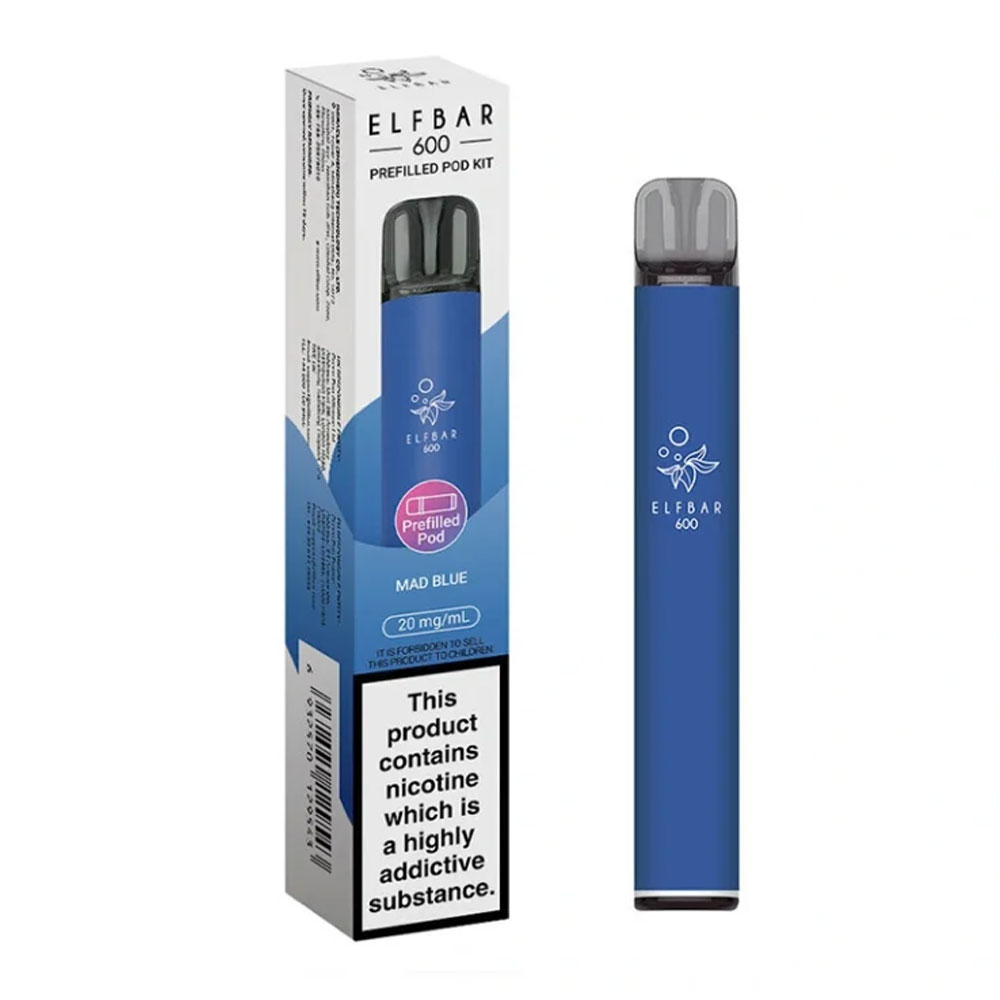 Elf Bar 600 Prefilled Pod Kit (Pack of 10)