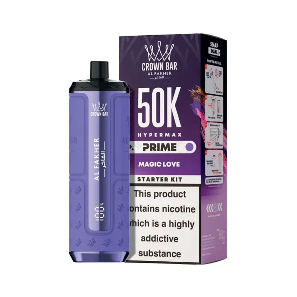 Al Fakher Crown Bar 50K Hypermax Prefilled Pod Kit (Pack of 5)
