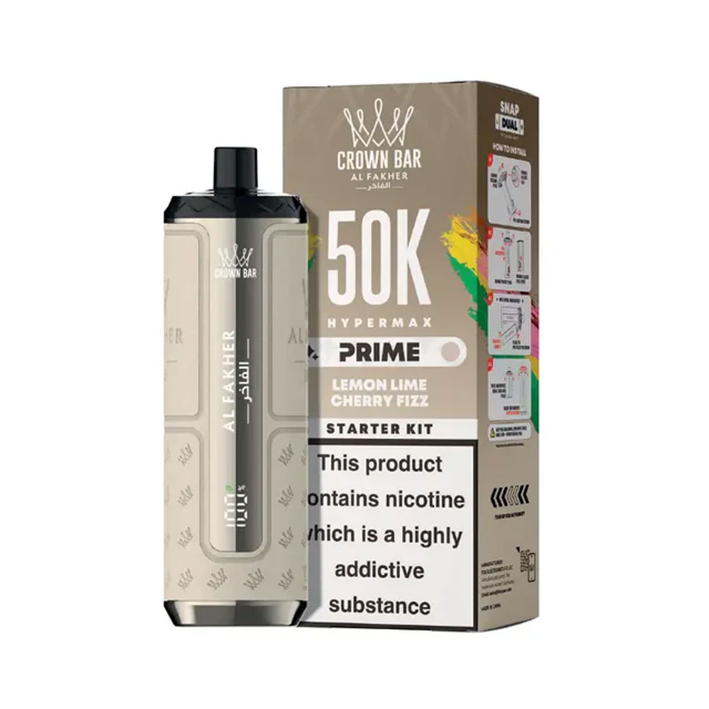 Al Fakher Crown Bar 50K Hypermax Prefilled Pod Kit (Pack of 5)