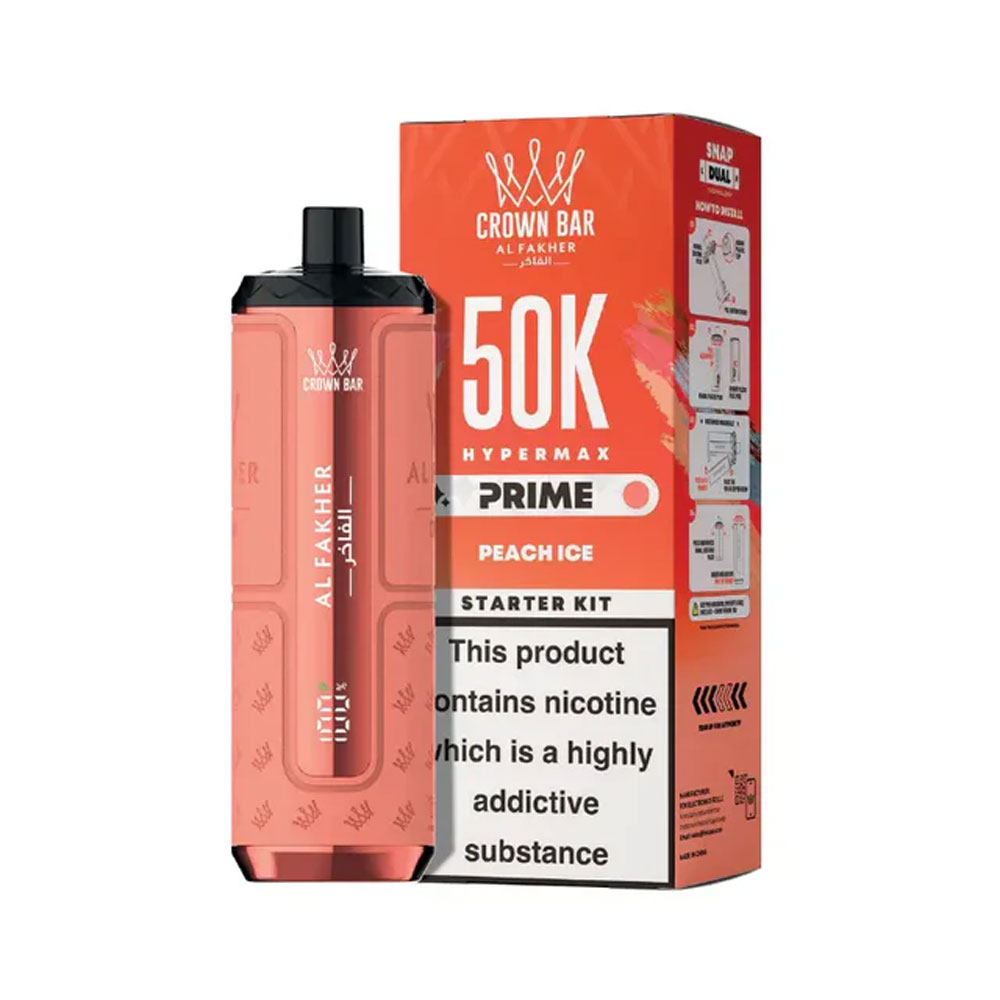 Al Fakher Crown Bar 50K Hypermax Prefilled Pod Kit (Pack of 5)