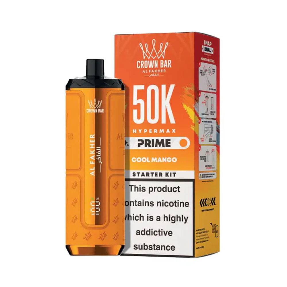 Al Fakher Crown Bar 50K Hypermax Prefilled Pod Kit (Pack of 5)