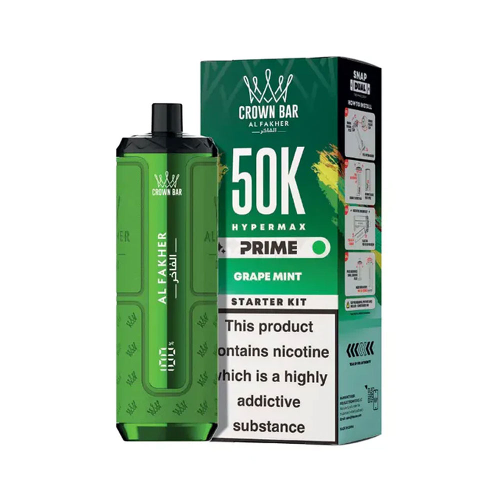 Al Fakher Crown Bar 50K Hypermax Prefilled Pod Kit (Pack of 5)