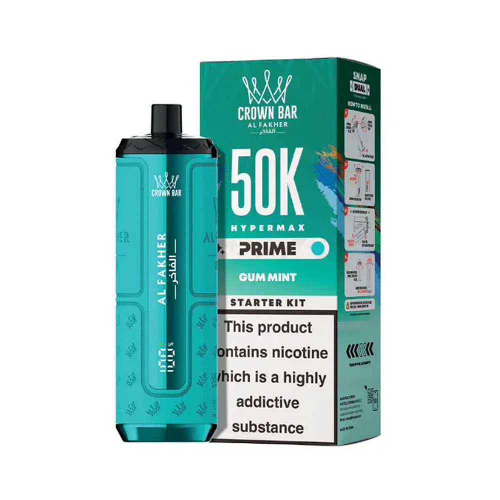 Al Fakher Crown Bar 50K Hypermax Prefilled Pod Kit (Pack of 5)