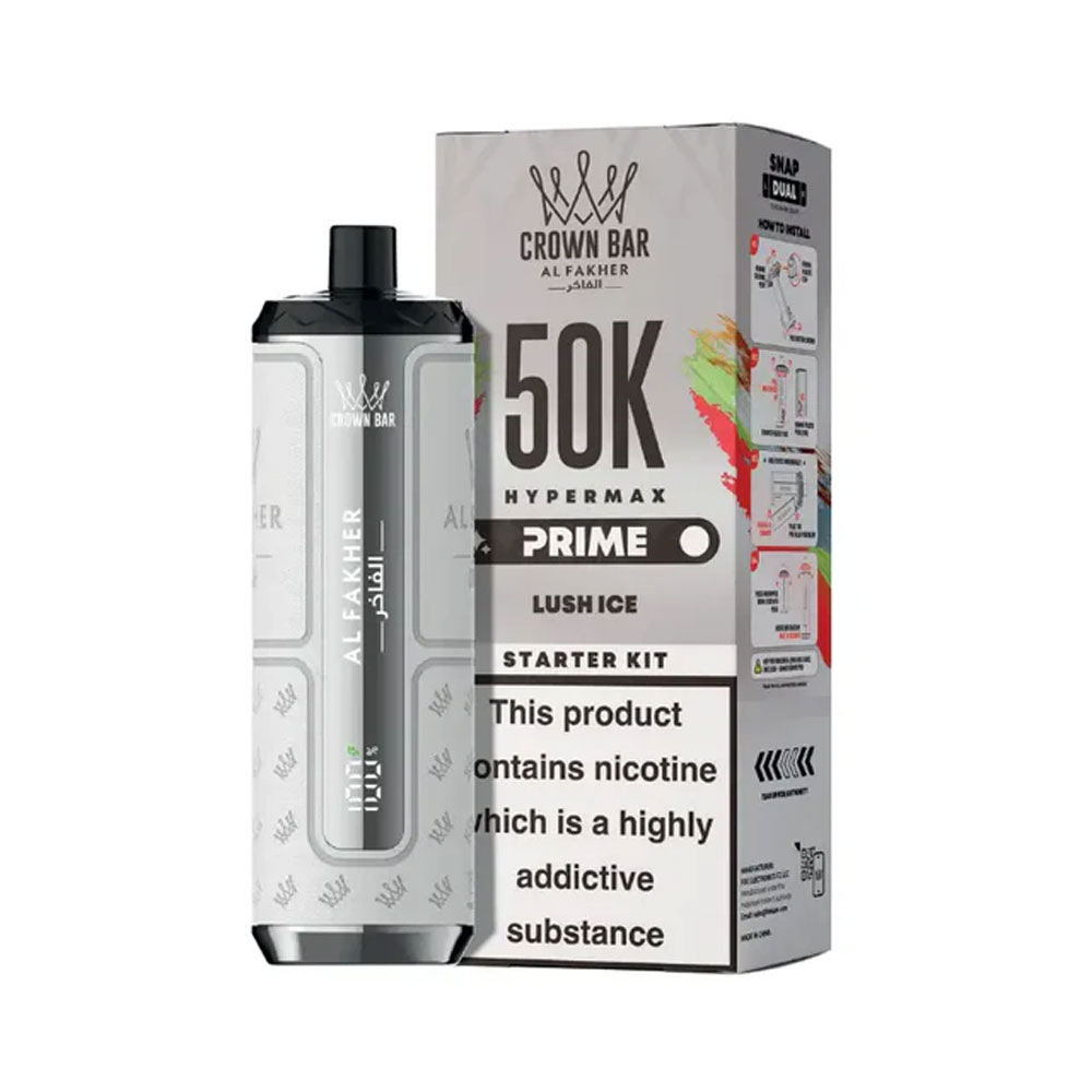 Al Fakher Crown Bar 50K Hypermax Prefilled Pod Kit (Pack of 5)