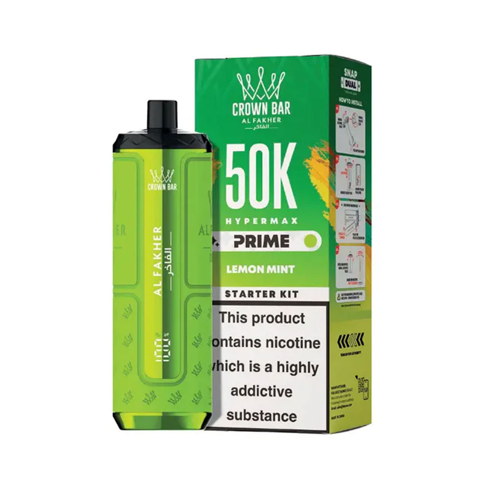 Al Fakher Crown Bar 50K Hypermax Prefilled Pod Kit (Pack of 5)