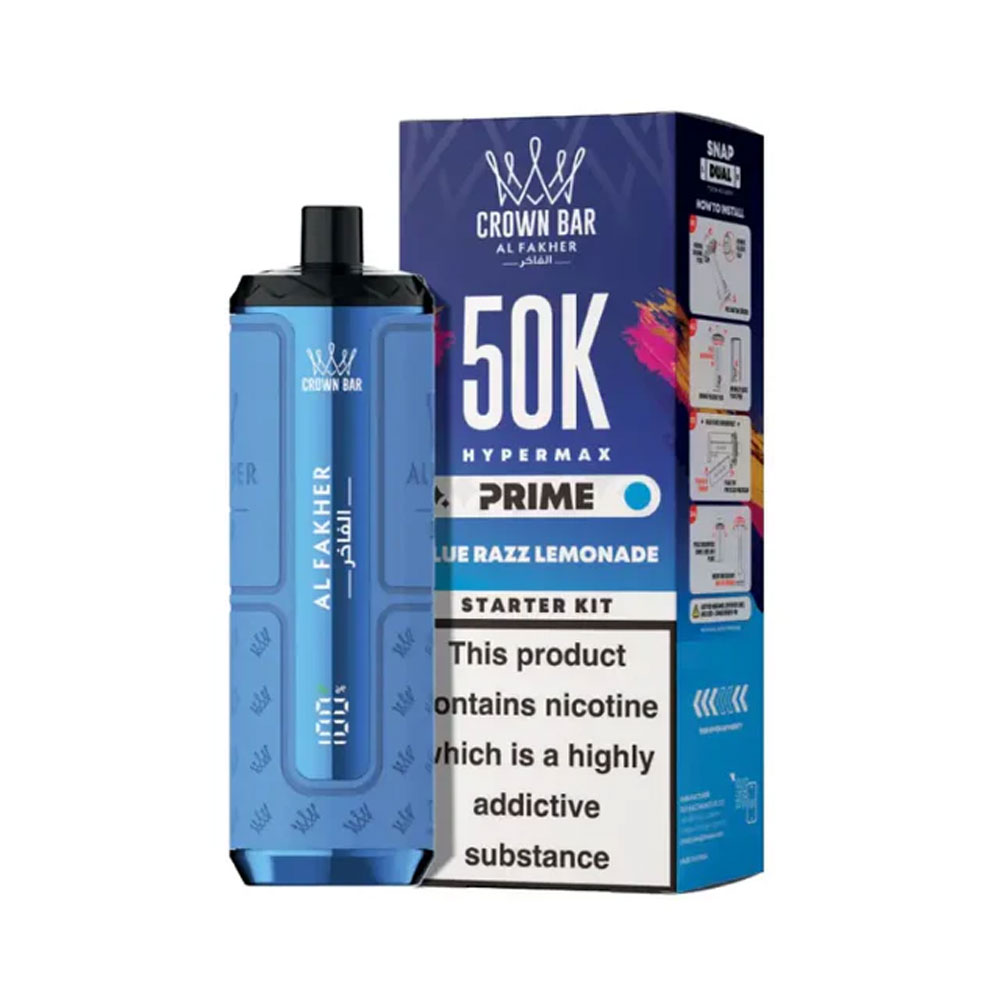 Al Fakher Crown Bar 50K Hypermax Prefilled Pod Kit (Pack of 5)