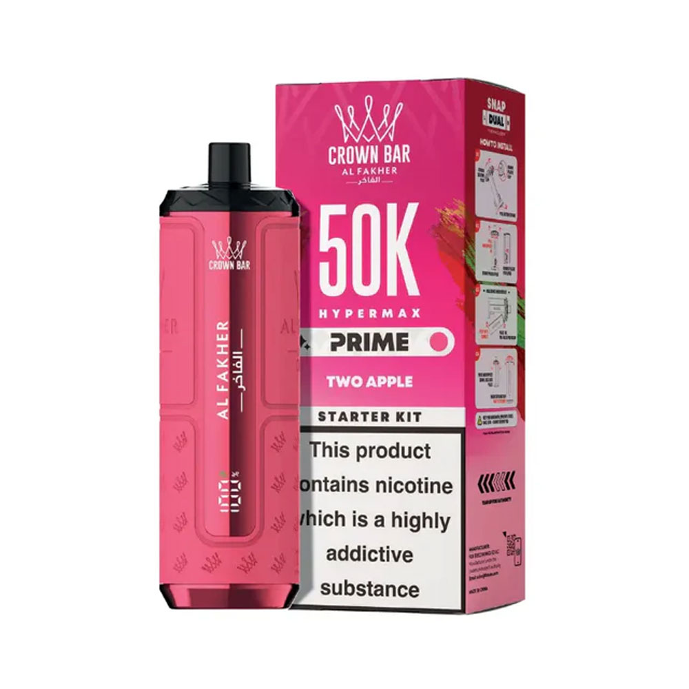 Al Fakher Crown Bar 50K Hypermax Prefilled Pod Kit (Pack of 5)
