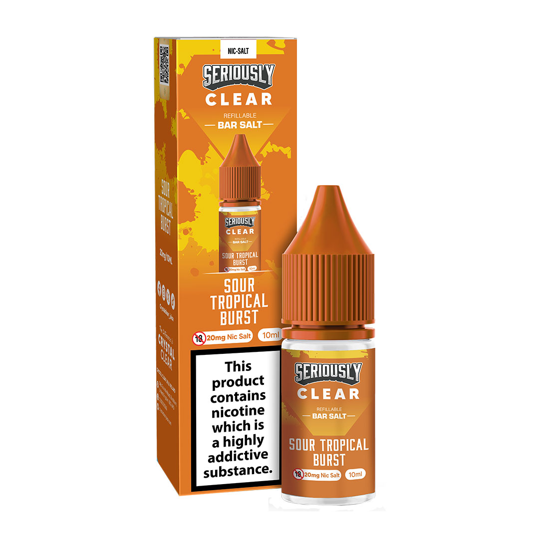 Doozy Seriously Crystal Clear 10ml Nic Salts E Liquids
