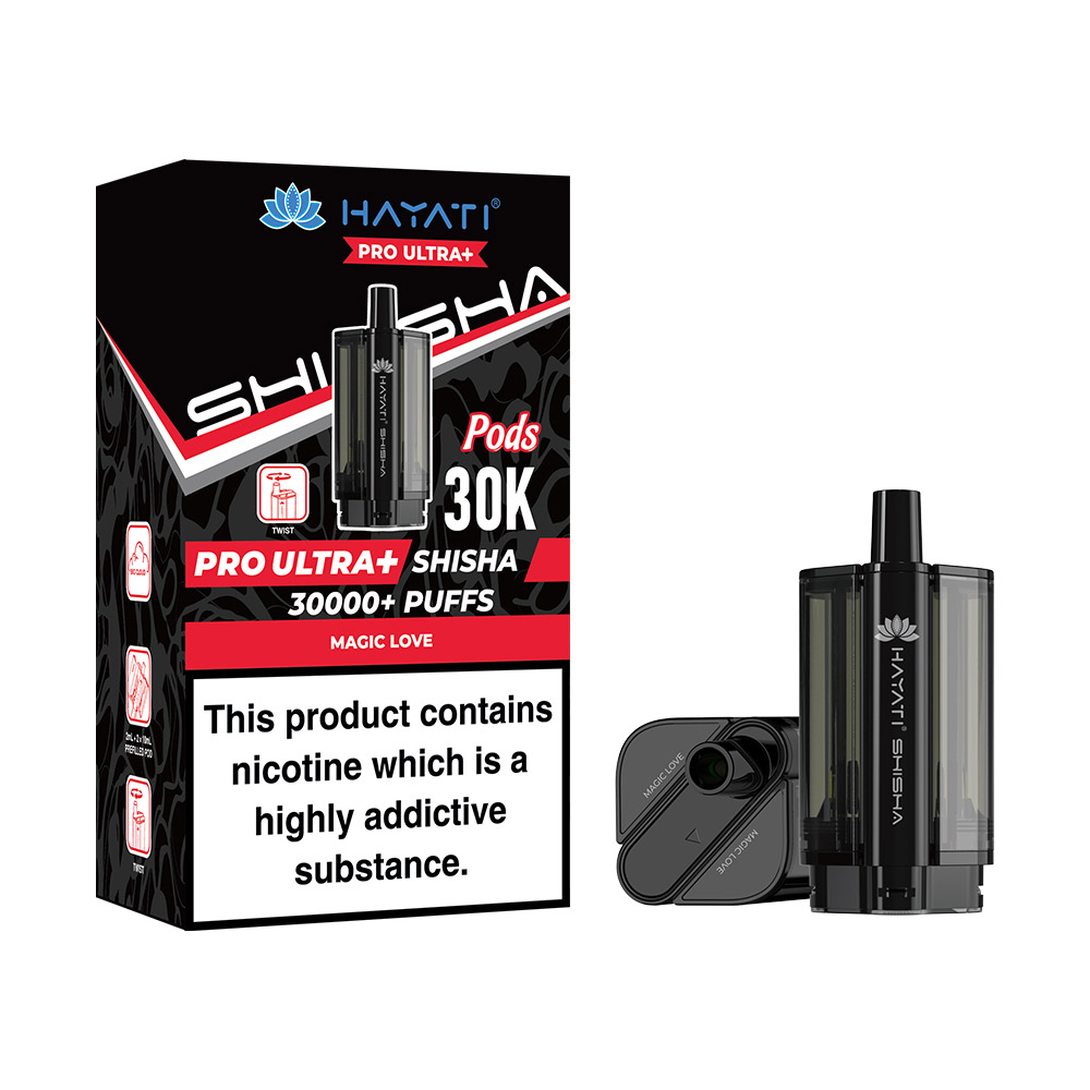 Hayati Pro Ultra Plus Shisha 30K Prefilled Pods (Pack of 5)
