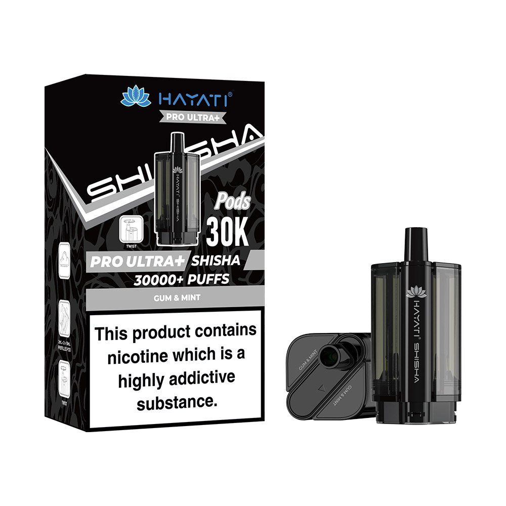 Hayati Pro Ultra Plus Shisha 30K Prefilled Pods (Pack of 5)