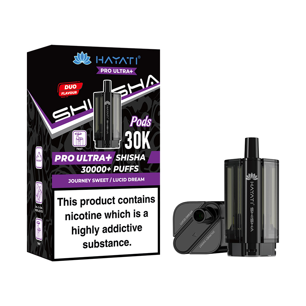 Hayati Pro Ultra Plus Shisha 30K Prefilled Pods (Pack of 5)