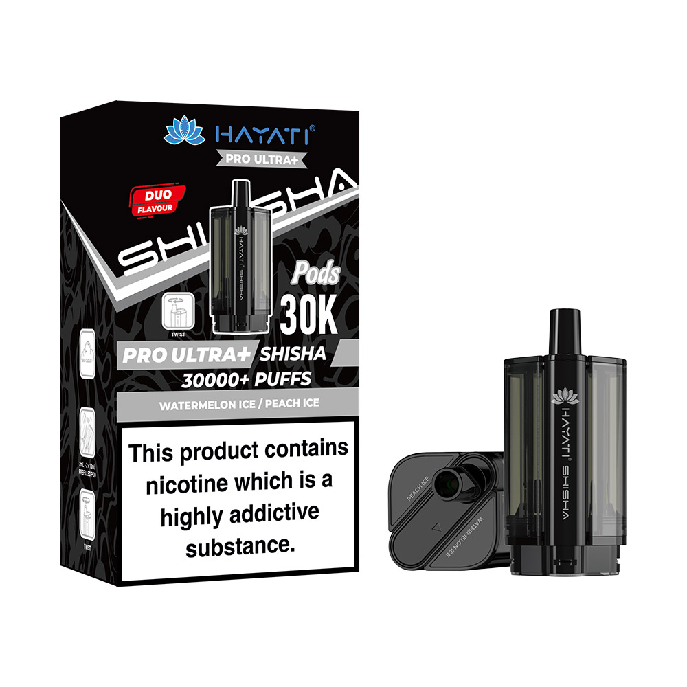 Hayati Pro Ultra Plus Shisha 30K Prefilled Pods (Pack of 5)