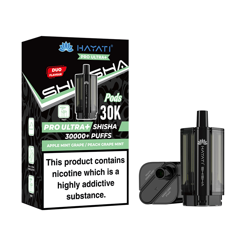 Hayati Pro Ultra Plus Shisha 30K Prefilled Pods (Pack of 5)