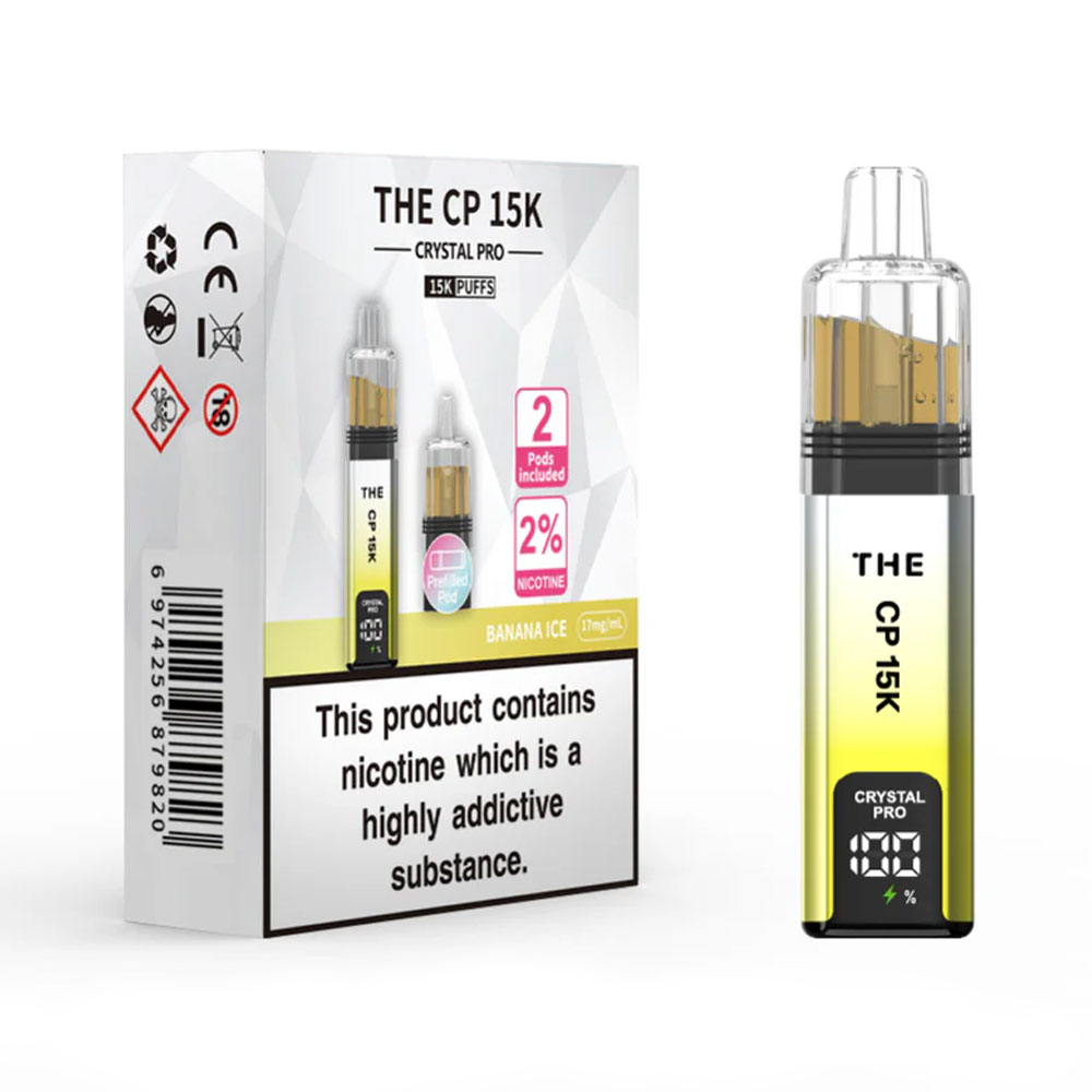The Crystal Pro CP 15K Prefilled Pod Kit (Pack of 5)