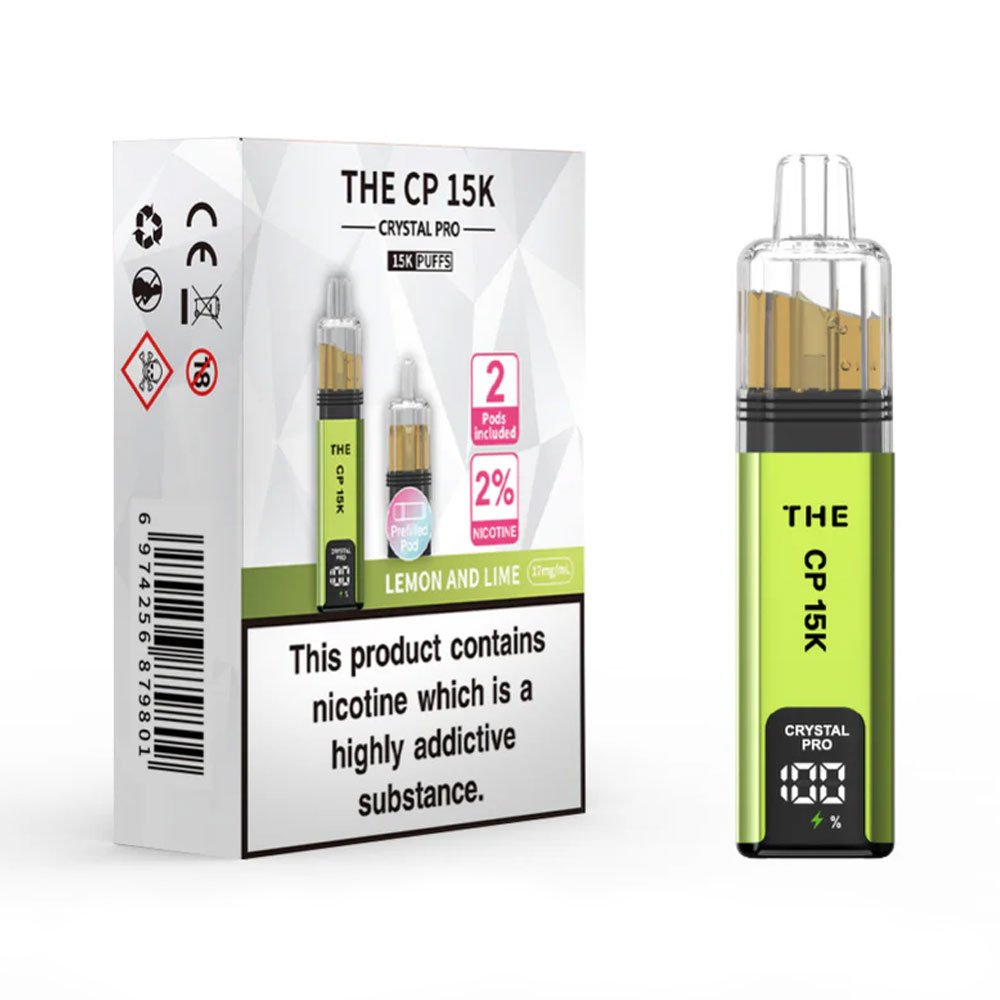 The Crystal Pro CP 15K Prefilled Pod Kit (Pack of 5)