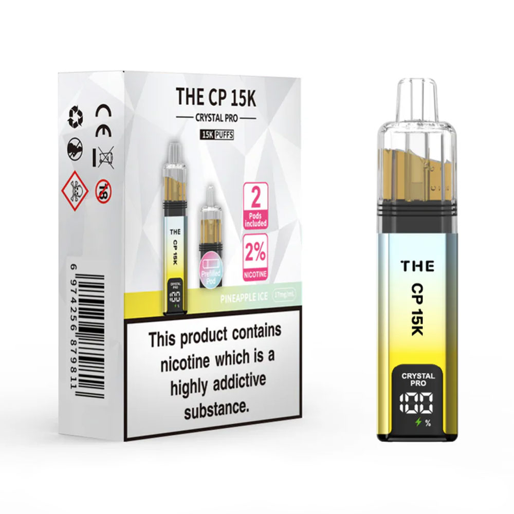 The Crystal Pro CP 15K Prefilled Pod Kit (Pack of 5)