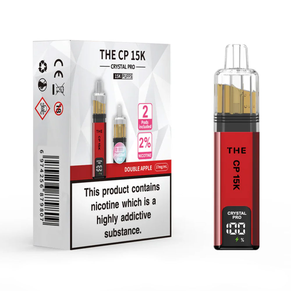 The Crystal Pro CP 15K Prefilled Pod Kit (Pack of 5)