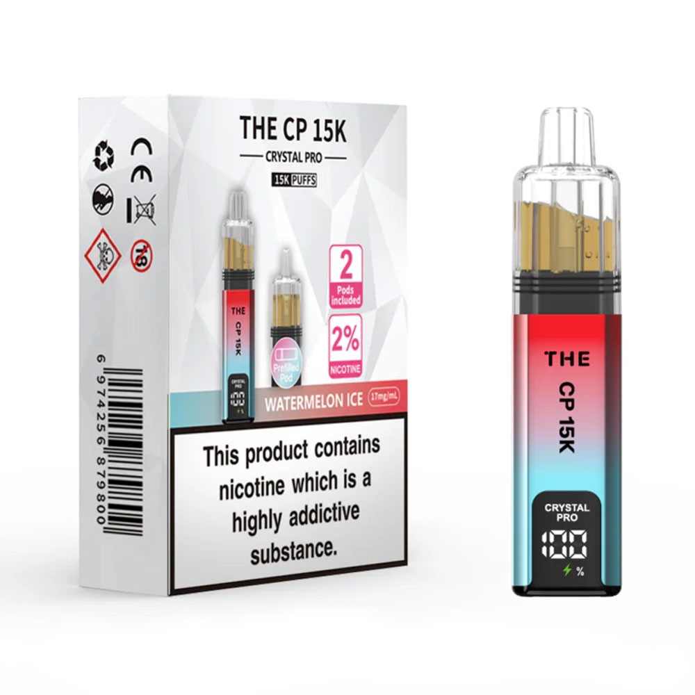 The Crystal Pro CP 15K Prefilled Pod Kit (Pack of 5)